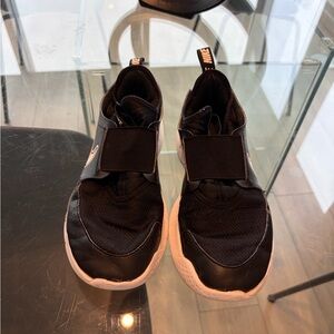 Nike Kids Black and White Slip-On Sneakers